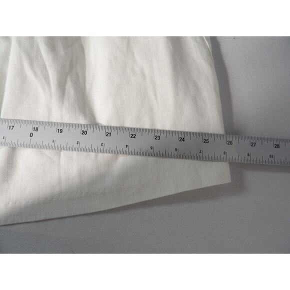 INC International Concepts 14 Dress White A Line Cottage Core Lace Up NWT - Picture 11 of 15